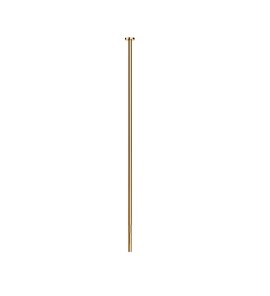 Gessi Incastri Wylewka umywalkowa sufitowa o dowolnej długości - element zewnętrzny Warm Bronze PVD 75199.735