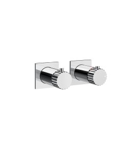Gessi Incastri Bateria prysznicowa termostatyczna podtynkowa 2-drożna - element zewnętrzny Chrom 75134.031