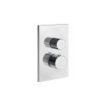 Gessi Incastri Bateria prysznicowa termostatyczna podtynkowa 3-drożna - element zewnętrzny Chrom 75137.031