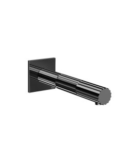 Gessi Incastri Wylewka wannowa montowana na ścianie - element zewnętrzny Black Metal PVD 75103.706