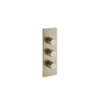 Gessi Incastri Bateria natryskowa termostatyczna podtynkowa - element zewnętrzny Finox Brushed Nickel 75314.149