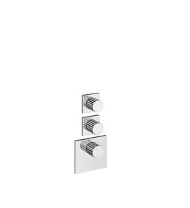 Gessi Incastri Bateria natryskowa termostatyczna podtynkowa 2-drożna - element zewnętrzny Chrom 75304.031