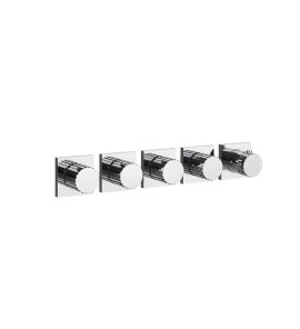 Gessi Incastri Bateria prysznicowa termostatyczna 4-drożna - element zewnętrzny Chrom 75338.031