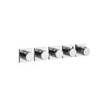 Gessi Incastri Bateria prysznicowa termostatyczna 4-drożna - element zewnętrzny Chrom 75338.031