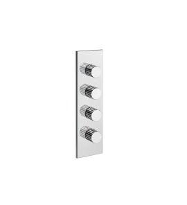 Gessi Incastri Bateria prysznicowa termostatyczna podtynkowa 3-drożna - element zewnętrzny Chrom 75316.031