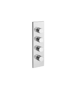 Gessi Incastri Bateria prysznicowa termostatyczna podtynkowa 3-drożna - element zewnętrzny Chrom 75316.031