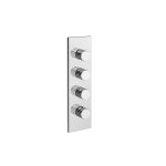 Gessi Incastri Bateria prysznicowa termostatyczna podtynkowa 3-drożna - element zewnętrzny Chrom 75316.031