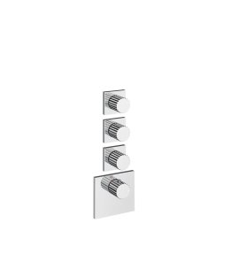 Gessi Incastri Bateria prysznicowa termostatyczna podtynkowa 3-drożna - element zewnętrzny Chrom 75306.031