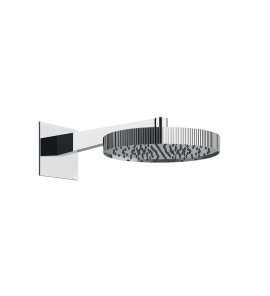 Gessi Incastri Głowica prysznicowa Ø 300 mm "żebrowana" z ramieniem ściennym Chrom 75168.031