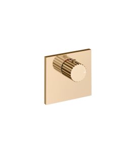 Gessi Incastri Zawór termostatyczny podtynkowy - element zewnętrzny Warm Bronze PVD 75354.735