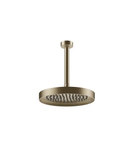 Gessi Incastri Deszczownica Ø 250 mm z ramieniem sufitowym Finox Brushed Nickel 63050.149