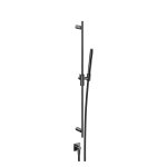 Gessi Incastri Drążek prysznicowy ze słuchawką, wężem 150 cm i przyłączem wody Black Metal PVD 75040.706