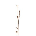 Gessi Incastri Drążek prysznicowy ze słuchawką, wężem 150 cm i przyłączem wody Copper Brushed PVD 75040.708