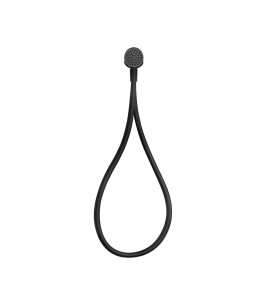 Gessi Incastri Zestaw natryskowy magnetyczny z przyłączem wodnym, słuchawka prysznicowa Black Metal PVD 63099.706