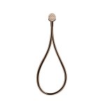 Gessi Incastri Zestaw natryskowy magnetyczny z przyłączem wodnym, słuchawka prysznicowa Copper PVD 63099.030