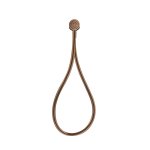 Gessi Incastri Zestaw natryskowy magnetyczny z przyłączem wodnym, słuchawka prysznicowa Copper Brushed PVD 63099.708