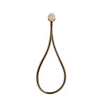 Gessi Incastri Zestaw natryskowy magnetyczny z przyłączem wodnym, słuchawka prysznicowa Warm Bronze PVD 63099.735