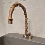 Gessi Jacqueline Bateria umywalkowa warm bronze brushed pvd 77201.726