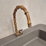 Gessi Jacqueline Bateria umywalkowa warm bronze brushed pvd 77201.726