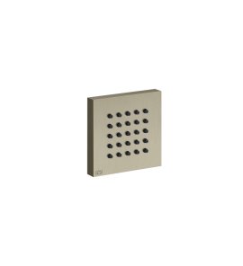 Gessi Incastri Dysza boczna ścienna podtynkowa Finox Brushed Nickel 32973.149