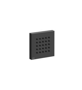 Gessi Incastri Dysza boczna ścienna podtynkowa Black Metal PVD 32973.706