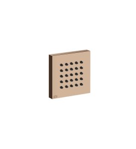 Gessi Incastri Dysza boczna ścienna podtynkowa Copper PVD 32973.030