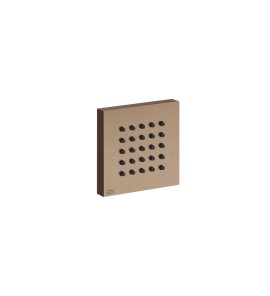 Gessi Incastri Dysza boczna ścienna podtynkowa Copper Brushed PVD 32973.708