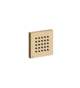 Gessi Incastri Dysza boczna ścienna podtynkowa Warm Bronze PVD 32973.735