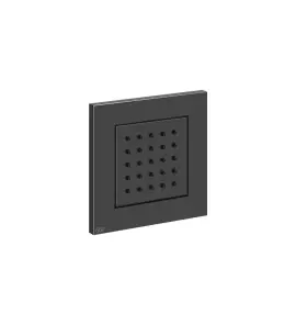 Gessi Incastri Dysza boczna ścienna - element zewnętrzny Black Metal PVD 32984.706