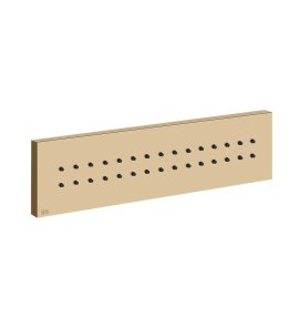 Gessi Incastri Dysza prysznicowa ścienna Warm Bronze PVD 32975.735