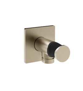 Gessi Incastri Przyłącze wodne z uchwytem prysznicowym Finox Brushed Nickel 73061.149