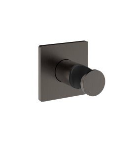 Gessi Incastri Uchwyt prysznicowy ścienny Black Metal Brushed PVD 73057.707