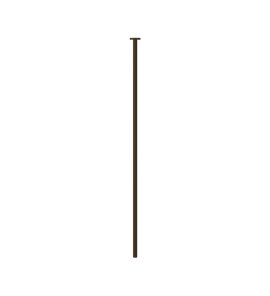 Gessi Ventaglio Wylewka umywalkowa sufitowa - długość na zamówienie Dark Bronze 63499.845