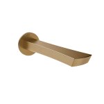 Gessi Ventaglio Wylewka wannowa podtynkowa 201 mm - element zewnętrzny Warm Bronze Brushed PVD 72103.726