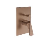 Gessi Ventaglio Bateria prysznicowa podtynkowa 2-drożna - element zewnętrzny Copper Brushed PVD 72079.708