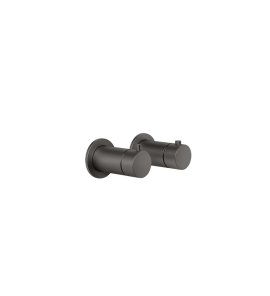 Gessi Ventaglio Bateria prysznicowa termostatyczna podtynkowa - element zewnętrzny Black Metal Brushed PVD 63331.707