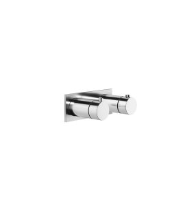 Gessi Ventaglio Bateria prysznicowa termostatyczna podtynkowa 3-drożna - element zewnętrzny Chrom 63336.031