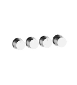 Gessi Ventaglio Bateria prysznicowa termostatyczna podtynkowa 3-drożna - element zewnętrzny Chrom 63436.031