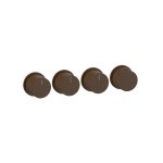 Gessi Ventaglio Bateria prysznicowa termostatyczna podtynkowa 3-drożna - element zewnętrzny Dark Bronze 63436.845