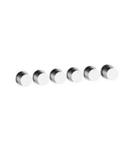 Gessi Ventaglio Bateria prysznicowa termostatyczna podtynkowa 5-drożna - element zewnętrzny Chrom 63440.031