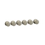 Gessi Ventaglio Bateria prysznicowa termostatyczna podtynkowa 5-drożna - element zewnętrzny Finox Brushed Nickel 63440.149