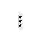 Gessi Ventaglio Bateria prysznicowa termostatyczna podtynkowa 2-drożna - element zewnętrzny Chrom 43064.031