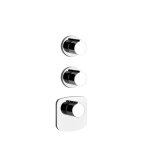 Gessi Ventaglio Bateria prysznicowa termostatyczna podtynkowa 2-drożna - element zewnętrzny Chrom 43234.031