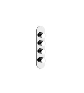 Gessi Ventaglio Bateria prysznicowa termostatyczna podtynkowa 3-drożna - element zewnętrzny Chrom 43066.031
