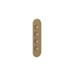 Gessi Ventaglio Bateria prysznicowa termostatyczna podtynkowa 3-drożna - element zewnętrzny Warm Bronze Brushed PVD 43066.726