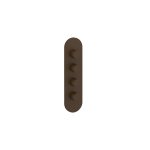 Gessi Ventaglio Bateria prysznicowa termostatyczna podtynkowa 3-drożna - element zewnętrzny Dark Bronze 43066.845