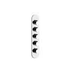 Gessi Ventaglio Bateria prysznicowa termostatyczna podtynkowa 4-drożna - element zewnętrzny Chrom 43068.031