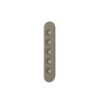 Gessi Ventaglio Bateria prysznicowa termostatyczna podtynkowa 4-drożna - element zewnętrzny Finox Brushed Nickel 43068.149