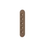 Gessi Ventaglio Bateria prysznicowa termostatyczna podtynkowa 4-drożna - element zewnętrzny Copper Brushed PVD 43068.708