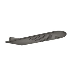 Gessi Ventaglio Deszczownica prysznicowa ścienna Black Metal Brushed PVD 45163.707